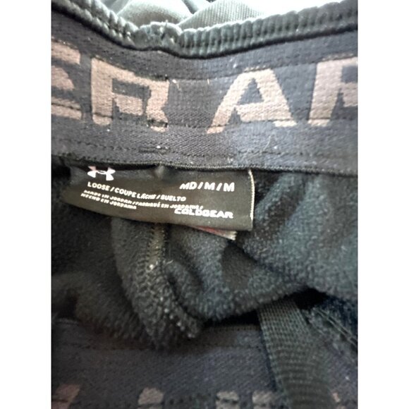 Under Armour Coldgear Womens Jogging Pants Black Pockets Small Flaw Size MD/M/M - Picture 3 of 6